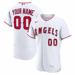 Los Angeles Angels Nike Home Authentic Custom Jersey - White - Nike Discount