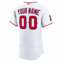 Los Angeles Angels Nike Home Authentic Custom Jersey - White - Nike Discount