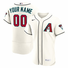 Arizona Diamondbacks Nike Home Authentic Custom Jersey - Cream - Nike Sale