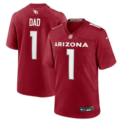 Nike Number 1 Dad Arizona Cardinals Game Jersey Cardinal