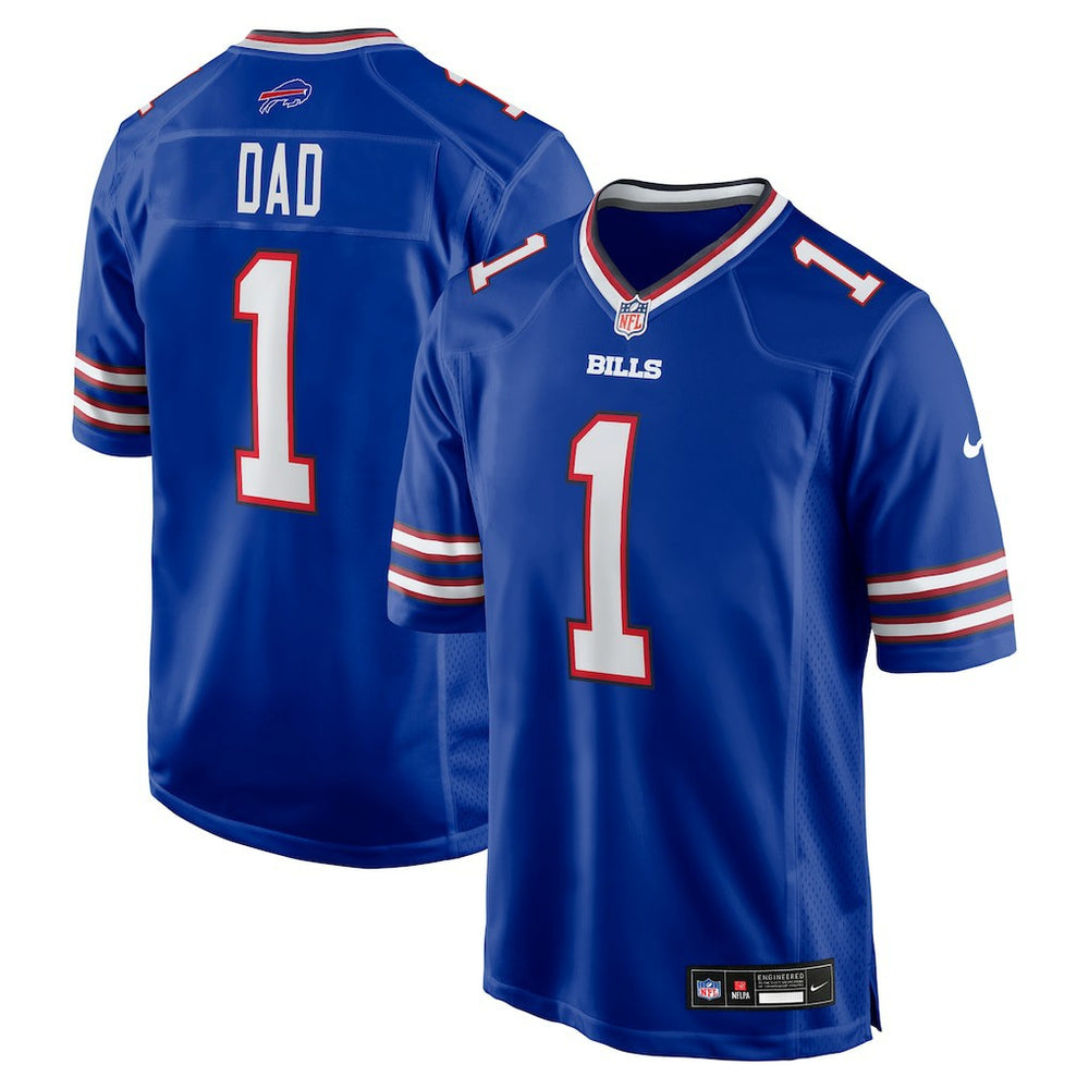 Nike Number 1 Dad Buffalo Bills Game Jersey Royal