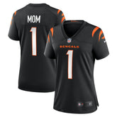 Nike Number 1 Mom Cincinnati Bengals Women's Game Jersey Black