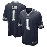 Nike Number 1 Dad Dallas Cowboys Game Jersey Navy