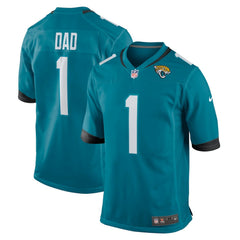 Nike Number 1 Dad Jacksonville Jaguars Game Jersey Teal