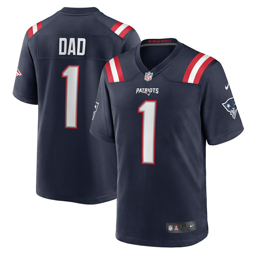 Nike Number 1 Dad New England Patriots Game Jersey Navy