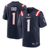 Nike Number 1 Dad New England Patriots Game Jersey Navy