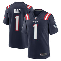 Nike Number 1 Dad New England Patriots Game Jersey Navy