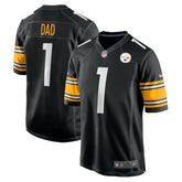 Nike Number 1 Dad Pittsburgh Steelers Game Jersey Black