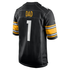 Nike Number 1 Dad Pittsburgh Steelers Game Jersey Black