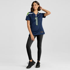 Nike Number 1 Mom Seattle Seahawks Women's Game Jersey College Navy