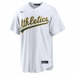 Athletics Nike Home Replica Custom Jersey - White - Nike Sale