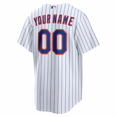 New York Mets Nike Home Replica Custom Jersey - White - Nike Online