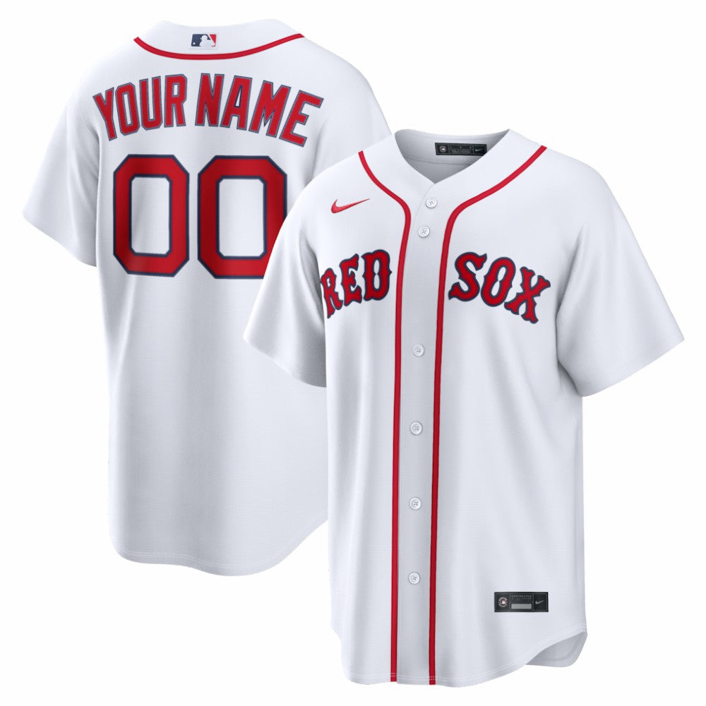 Boston Red Sox Nike Home Replica Custom Jersey - White - Nike on Sale