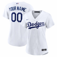 Los Angeles Dodgers Nike Women's Home Replica Custom Jersey - White - Nike on Sale