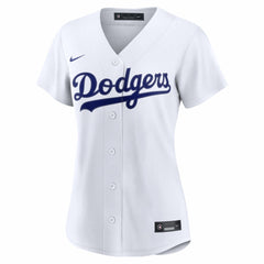 Los Angeles Dodgers Nike Women's Home Replica Custom Jersey - White - Nike on Sale