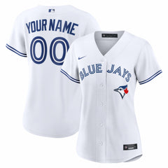 Toronto Blue Jays Nike Women's Home Replica Custom Jersey - White - Nike Lifestyle