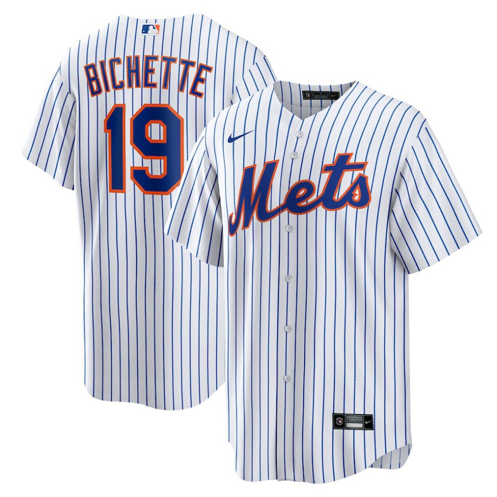 Bo Bichette New York Mets Nike Home Replica Jersey - White - Nike Online