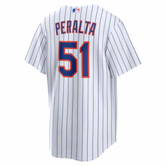 Freddy Peralta New York Mets Nike Home Replica Jersey - White - Nike Lifestyle