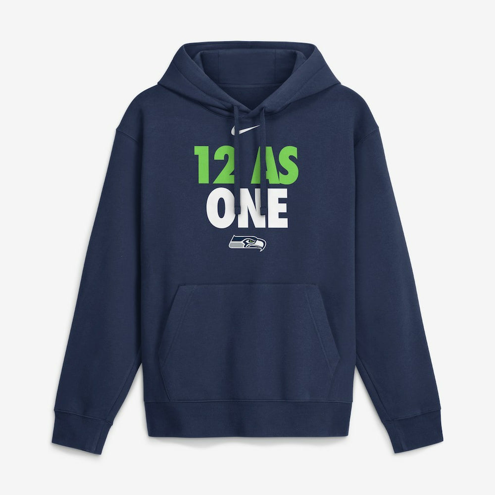 Nike Seattle Seahawks 12 As One Hoodie Navy