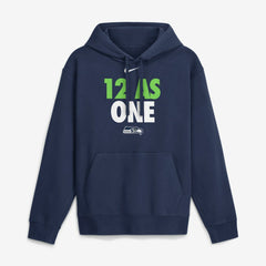 Nike Seattle Seahawks 12 As One Hoodie Navy