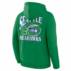 Fanatics Seattle Seahawks Classic Scribble Legacy Fleece Hoodie Apple Green