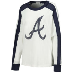 Atlanta Braves '47 Women's Premier Caribou Long Sleeve T-Shirt - White - 47 brand Sale
