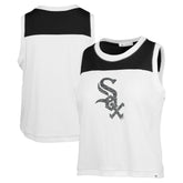 Chicago White Sox '47 Women's Premier Zoey Waist Length Tank Top - White - 47 brand on Sale