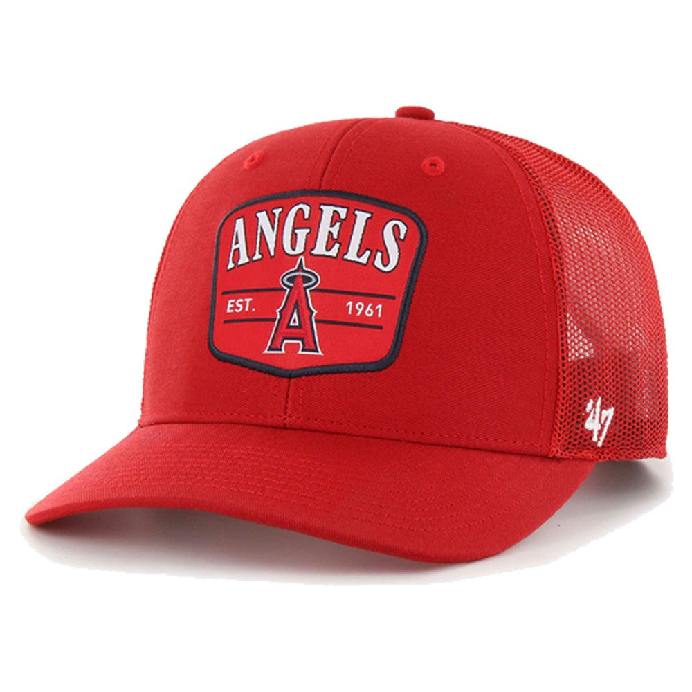Los Angeles Angels '47 Squad Trucker Adjustable Hat - Red - 47 brand Discount