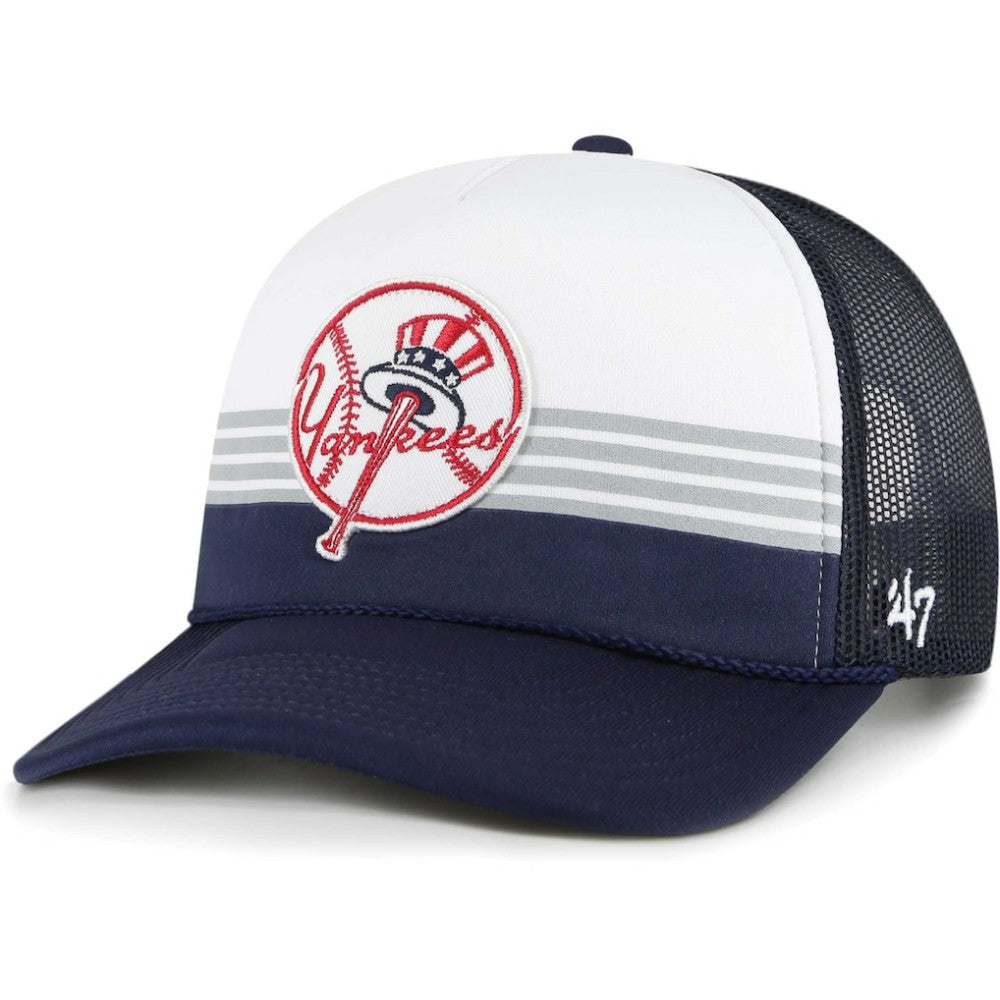 New York Yankees '47 Lift Off Foam Front Mesh Trucker Adjustable Hat - Navy - 47 brand Lifestyle