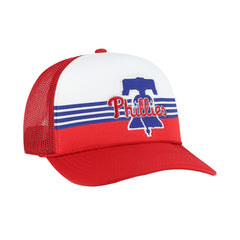 Philadelphia Phillies '47 Lift Off Foam Front Mesh Trucker Adjustable Hat - Red - 47 brand Lifestyle