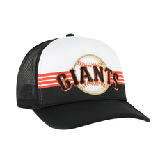 San Francisco Giants '47 Lift Off Foam Front Mesh Trucker Adjustable Hat - Black - 47 brand Discount