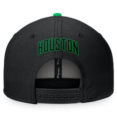 Houston Astros Fanatics Lucky Snapback Hat - Black/Kelly Green - Fanatics Lifestyle