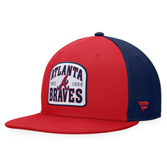 Atlanta Braves Fanatics Cycle Snapback Hat - Red/Navy - Fanatics Lifestyle