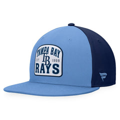 Tampa Bay Rays Fanatics Cycle Snapback Hat - Light Blue/Navy - Fanatics Sale