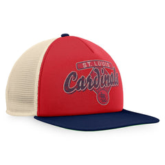 St. Louis Cardinals Fanatics Cooperstown Collection Talley Foam Trucker Snapback Hat - Red/Navy - Fanatics Online