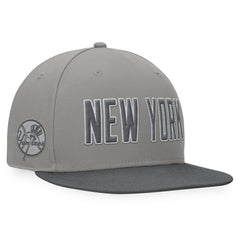 New York Yankees Fanatics Dugout Fitted Hat - Gray - Fanatics on Sale