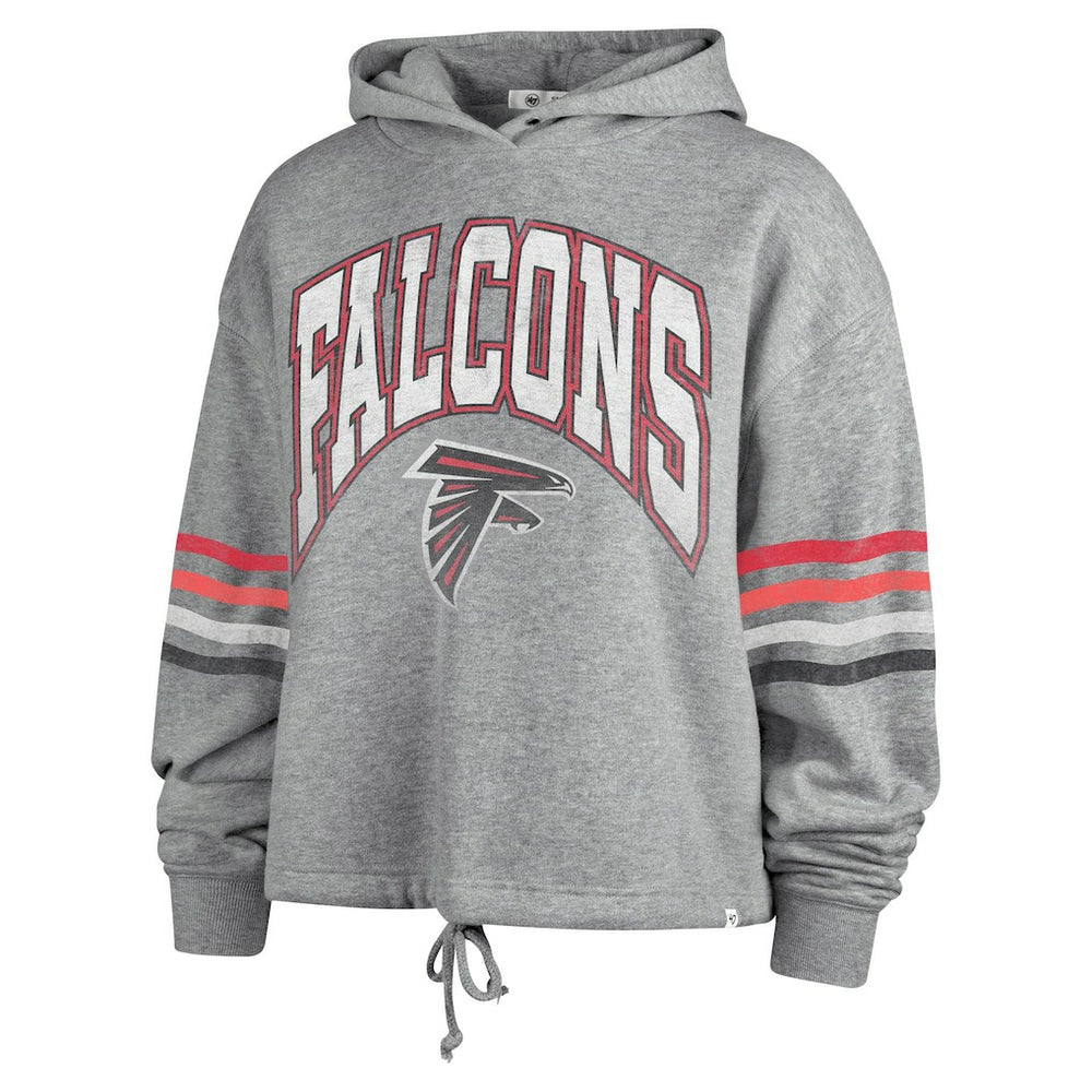 47 brand Atlanta Falcons '47 Women's Upland Bennett Pullover Hoodie Heather Gray
