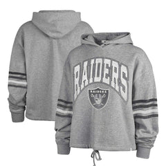 47 brand Las Vegas Raiders '47 Women's Upland Bennett Pullover Hoodie Heather Gray