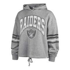 47 brand Las Vegas Raiders '47 Women's Upland Bennett Pullover Hoodie Heather Gray