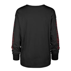 47 brand Atlanta Falcons '47 Women's Tom Cat Lightweight Long Sleeve T-Shirt Black