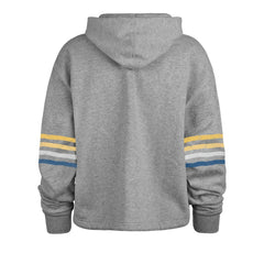 47 brand Los Angeles Chargers '47 Women's Upland Bennett Pullover Hoodie Heather Gray