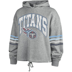 47 brand Tennessee Titans '47 Women's Upland Bennett Pullover Hoodie Heather Gray