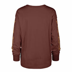 47 brand Washington Commanders '47 Women's Tom Cat Lightweight Long Sleeve T-Shirt Burgundy