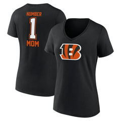 Fanatics Cincinnati Bengals Women's Mother's Day V-Neck T-Shirt Black