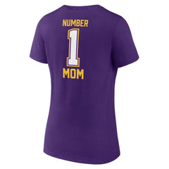 Fanatics Minnesota Vikings Women's Mother's Day V-Neck T-Shirt Purple