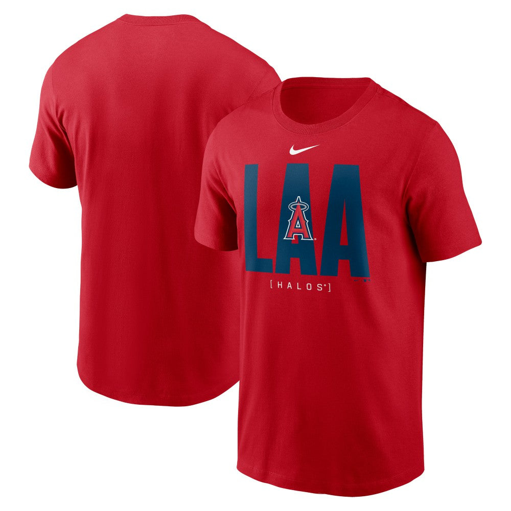 Los Angeles Angels Nike Scoreboard T-Shirt - Red - Nike Discount