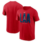 Los Angeles Angels Nike Scoreboard T-Shirt - Red - Nike Discount
