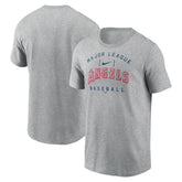 Los Angeles Angels Nike Home Team Athletic Arch T-Shirt - Heather Gray - Nike on Sale