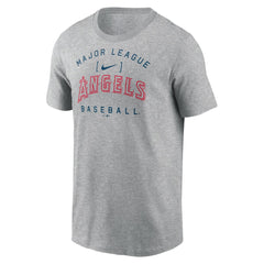 Los Angeles Angels Nike Home Team Athletic Arch T-Shirt - Heather Gray - Nike on Sale
