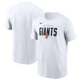 San Francisco Giants Nike Home Team Bracket Stack T-Shirt - White - Nike Discount
